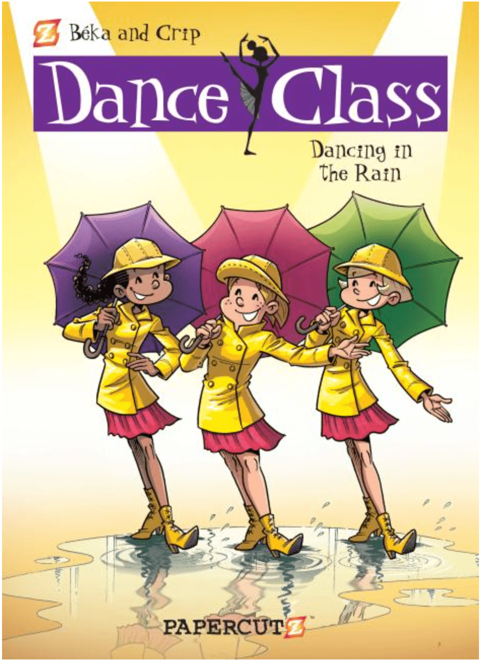 Papercutz Graphic Novel > Kids Dance Class #9: Dancing in the Rain 9781629911878 ING-9781629911878