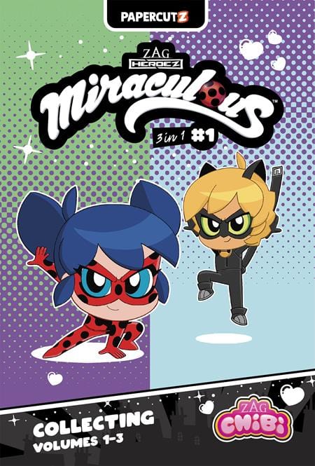 Papercutz Graphic Novel MIRACULOUS LADYBUG CHIBI 3 IN 1 TP VOL 01 9781545820360 0925PZ0925