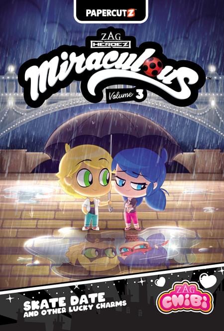 Papercutz Graphic Novel MIRACULOUS LADYBUG CHIBI HC VOL 03 SKATE DATE & OTHER LUCKY CHARMS 9781545821107 0625PZ632