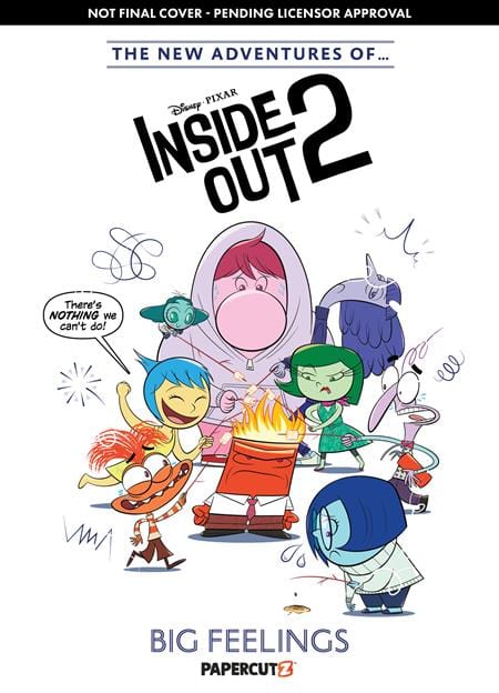 Papercutz Graphic Novel NEW ADVENTURES OF DISNEY & PIXAR INSIDE OUT 2 HC VOL 1 BIG FEELINGS 9781545802205 0724PZ600