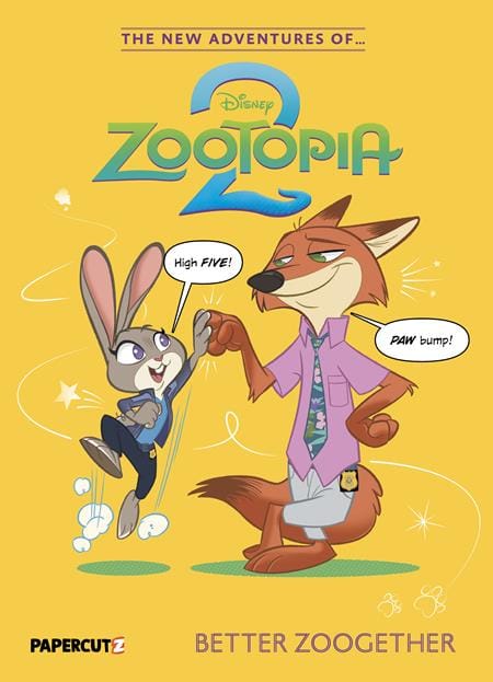 PAPERCUTZ Graphic Novel NEW ADVENTURES OF ZOOTOPIA 2 HC VOL 01 BETTER ZOOGETHER 9781545825167 0925PZ8013