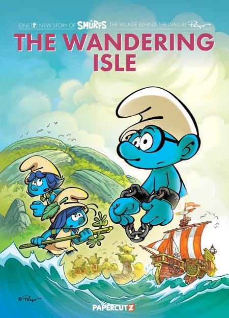 Papercutz Graphic Novel SMURFS VILLAGE TP VOL 06 THE WANDERING ISLE (Release Date: 11/11/2026) 9781545834299 0926PZ1048