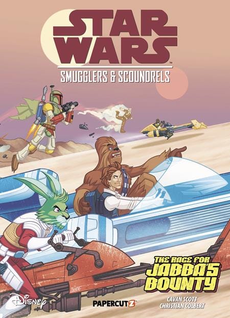 Papercutz Graphic Novel STAR WARS SMUGGLERS AND SCOUNDRELS TP VOL 01 RACE FOR JABBAS BOUNTY (Release Date: 10/07/2026) 9781545836484 0826PZ1157