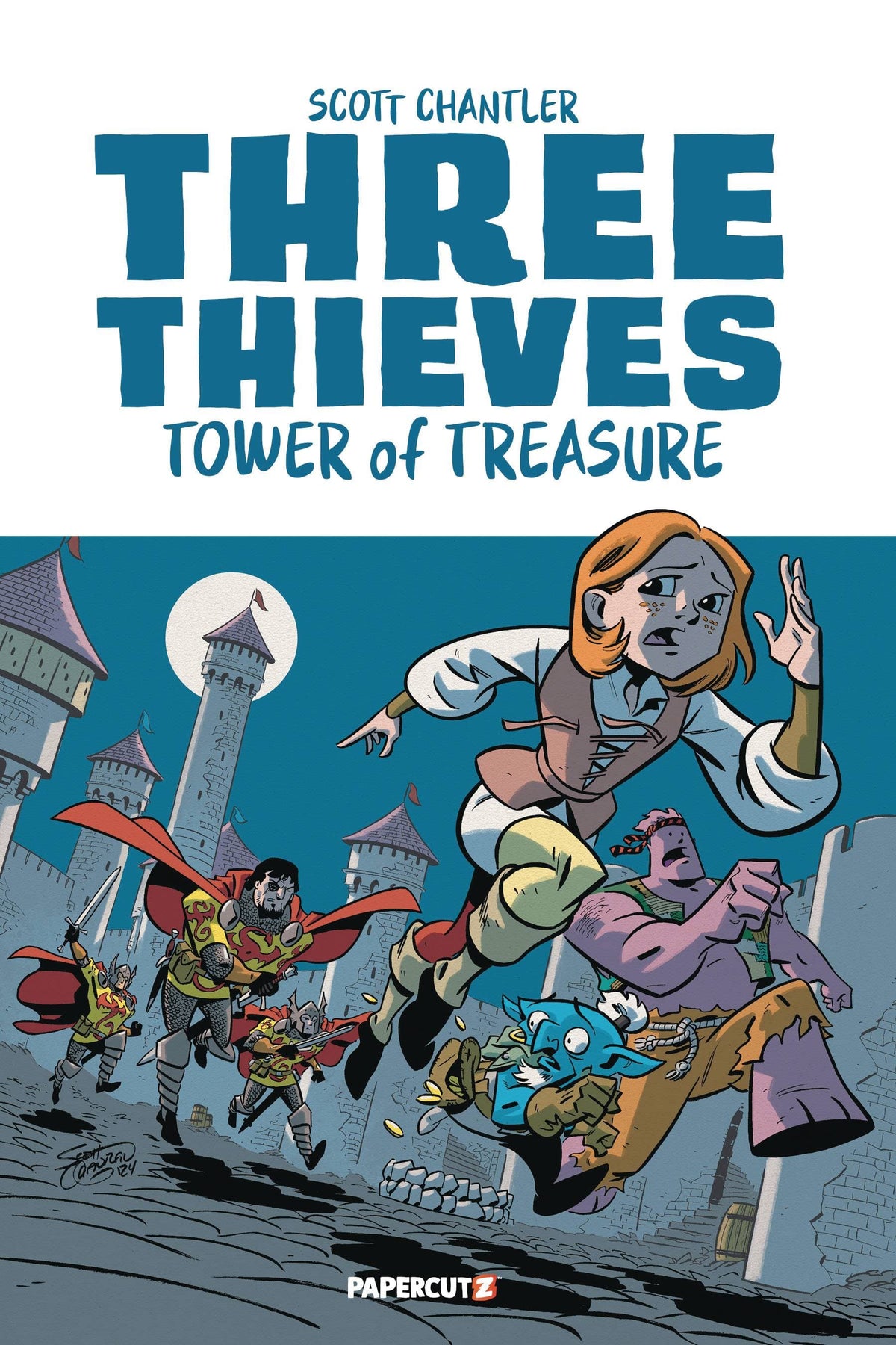PAPERCUTZ Graphic Novel THREE THIEVES GN VOL 01 TOWER OF TREASURE 9781545815939 DEC241766