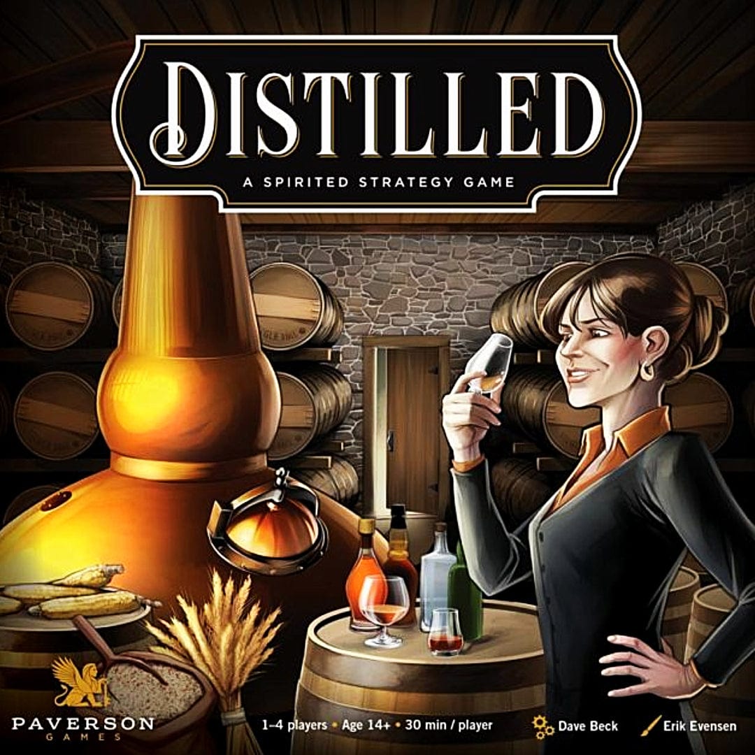 PAVERSON GAMES Board Games Distilled: A Spirited Strategy Game 793888596054 PVG01000