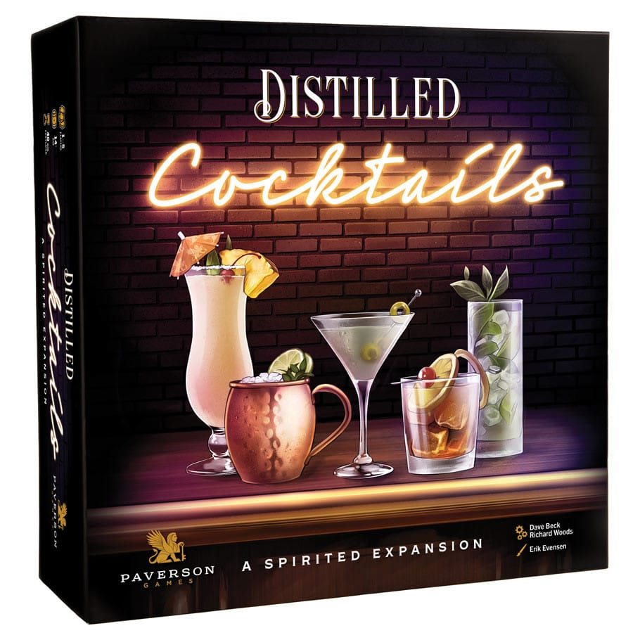 Paverson Games Board Games > Large Box Games > Expansions Distilled: Cocktails Expansion 608870479317 PVG01011