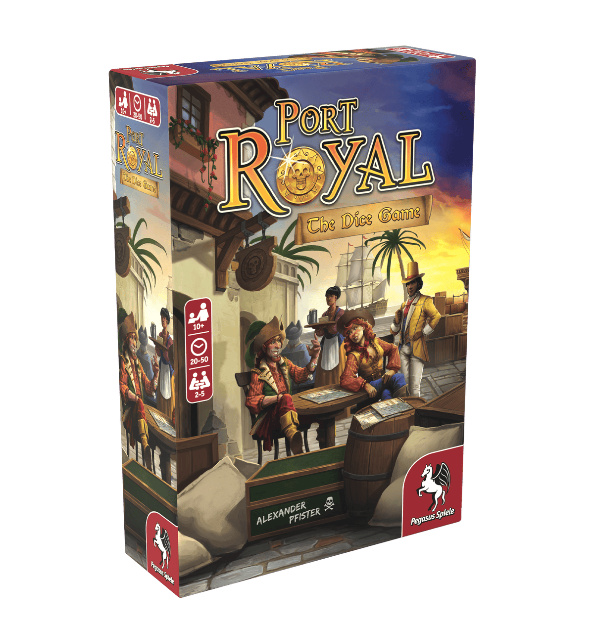 Pegasus Spiele North America Board Games > Large Box Games Port Royal: The Dice Game 4250231738814 PNA 51247.USA