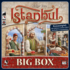 Pegasus Spiele North America Board Games > Large Box Games Istanbul: Big Box 4250231715532 PNA 55119G