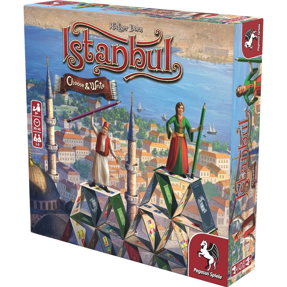 Pegasus Spiele North America Board Games > Small Box Games Istanbul: Choose & Write 4250231735615 PNA 55114G