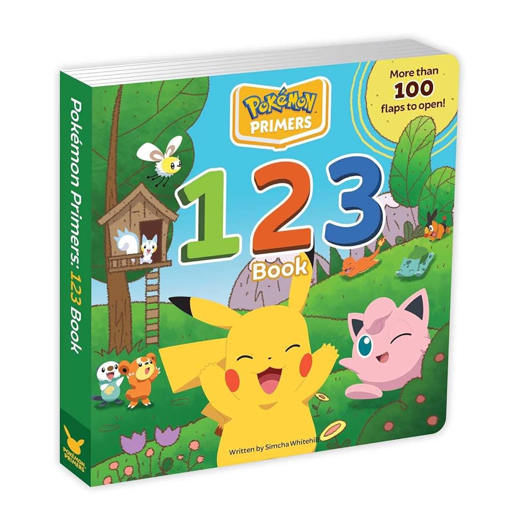 Penguin Random House Books > Fiction > Kids Pokémon Primers: 123 Book 9781604382105 1604382104