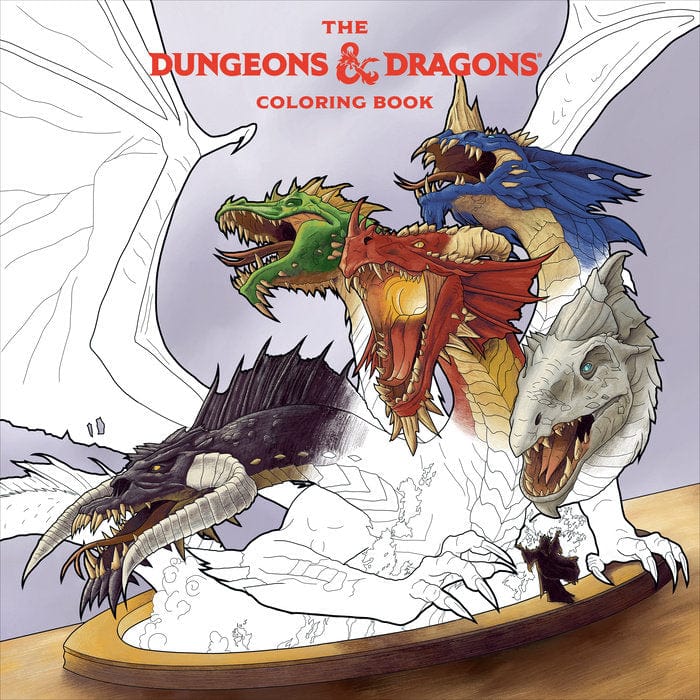 Penguin Random House Books > RPG The Dungeons & Dragons Coloring Book 9781984862198 PRH-9781984862198