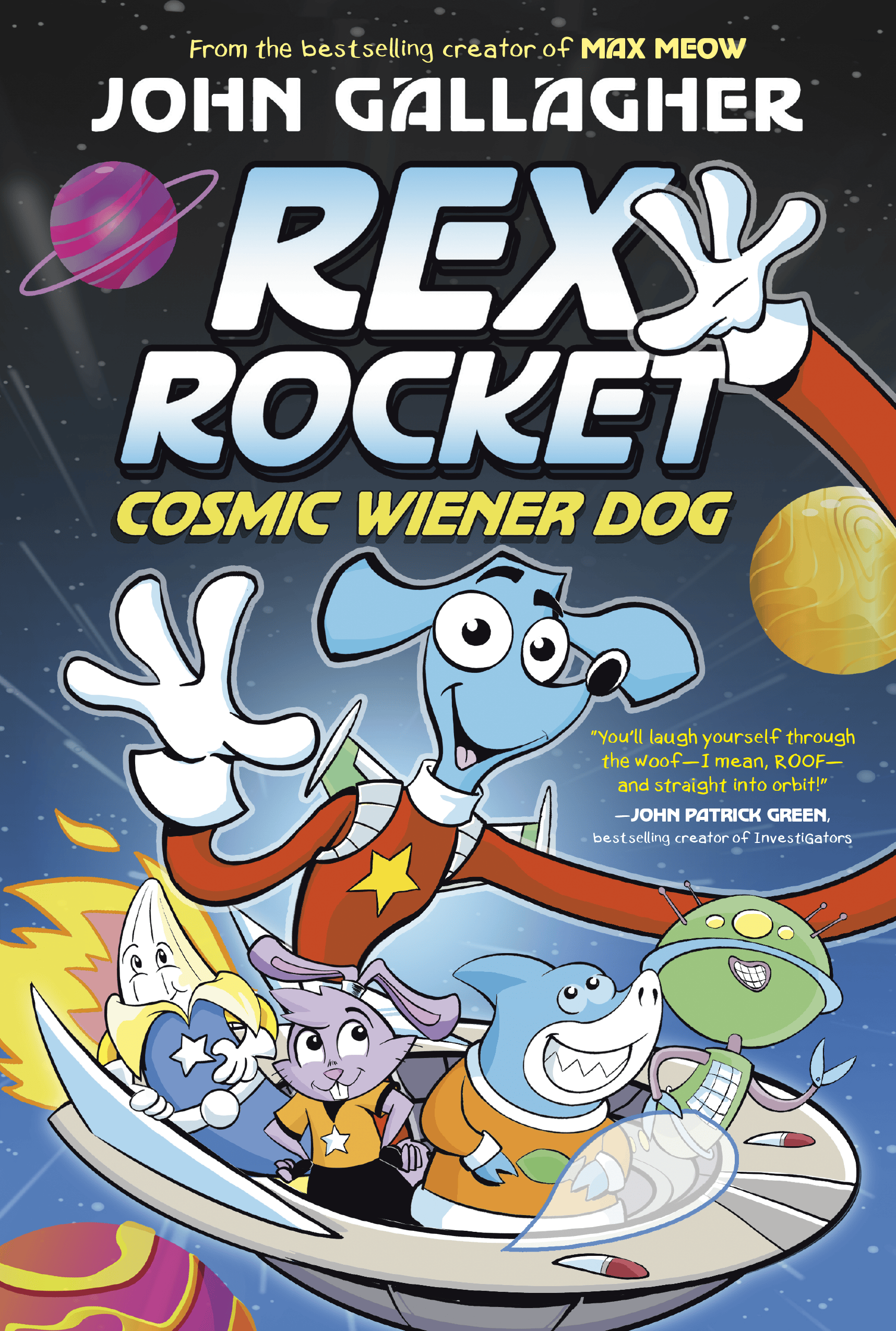 Penguin Random House Graphic Novel Rex Rocket: Cosmic Wiener Dog 9780593712306 PRH-9780593712306