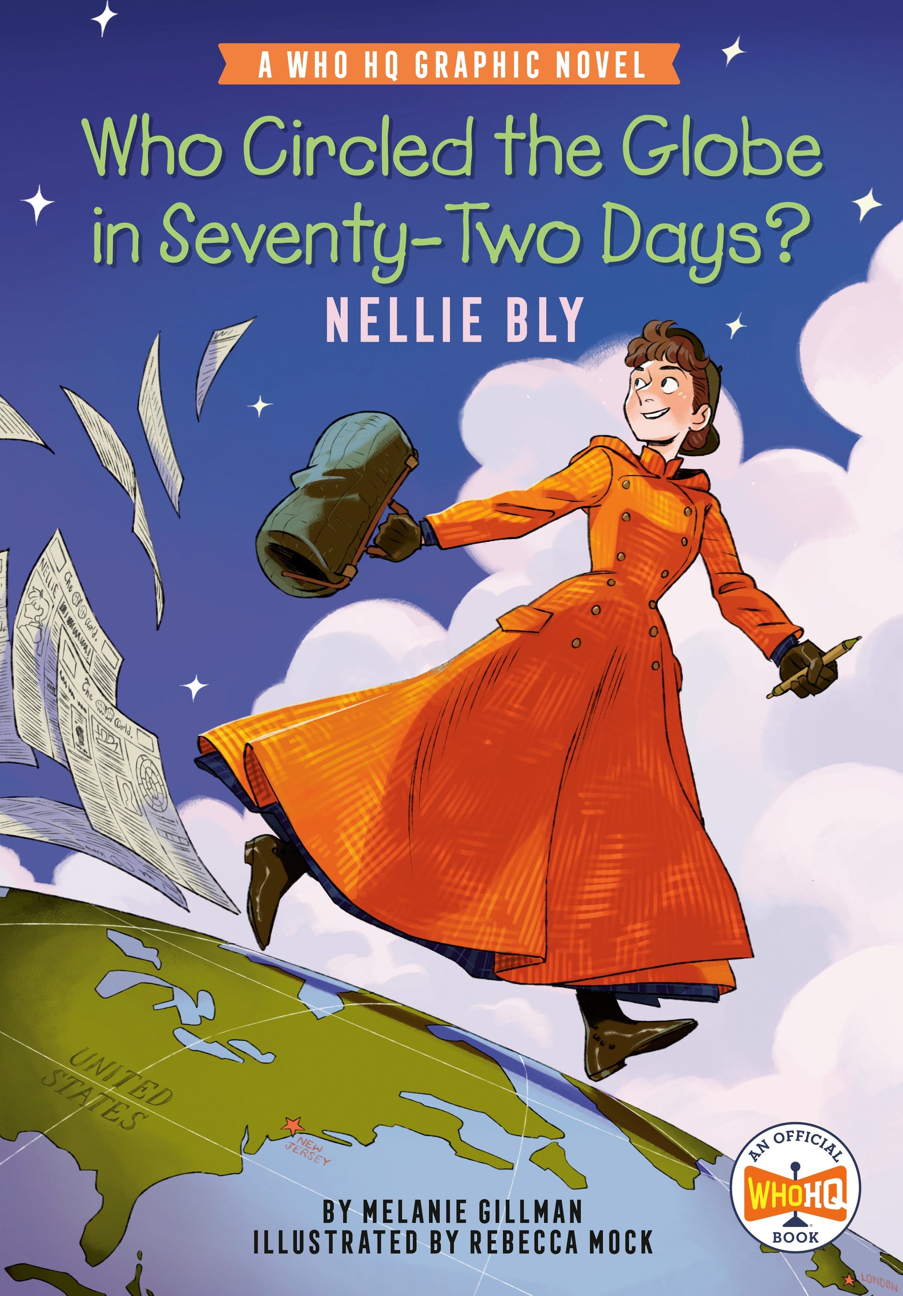 Penguin Random House Graphic Novel Who Circled the Globe in Seventy-Two Days? Nellie Bly 9780593886595 PRH-9780593886595