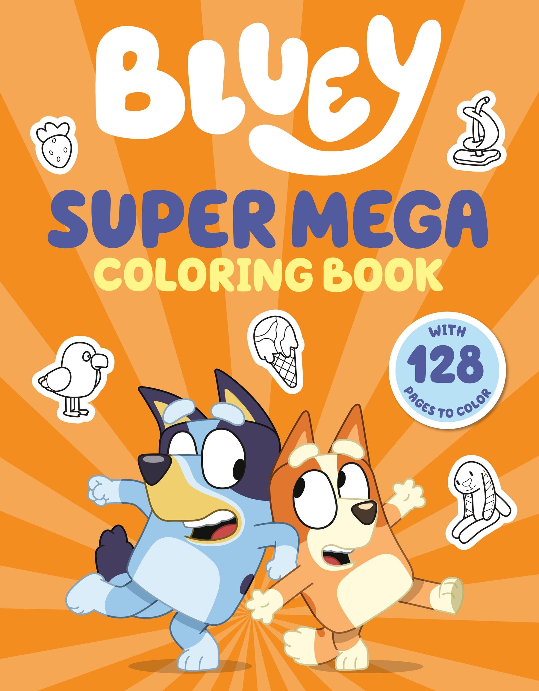 Penguin Young Readers Group Graphic Novel Bluey: Super Mega Coloring Book TP 9798217052813 PRH-9798217052813