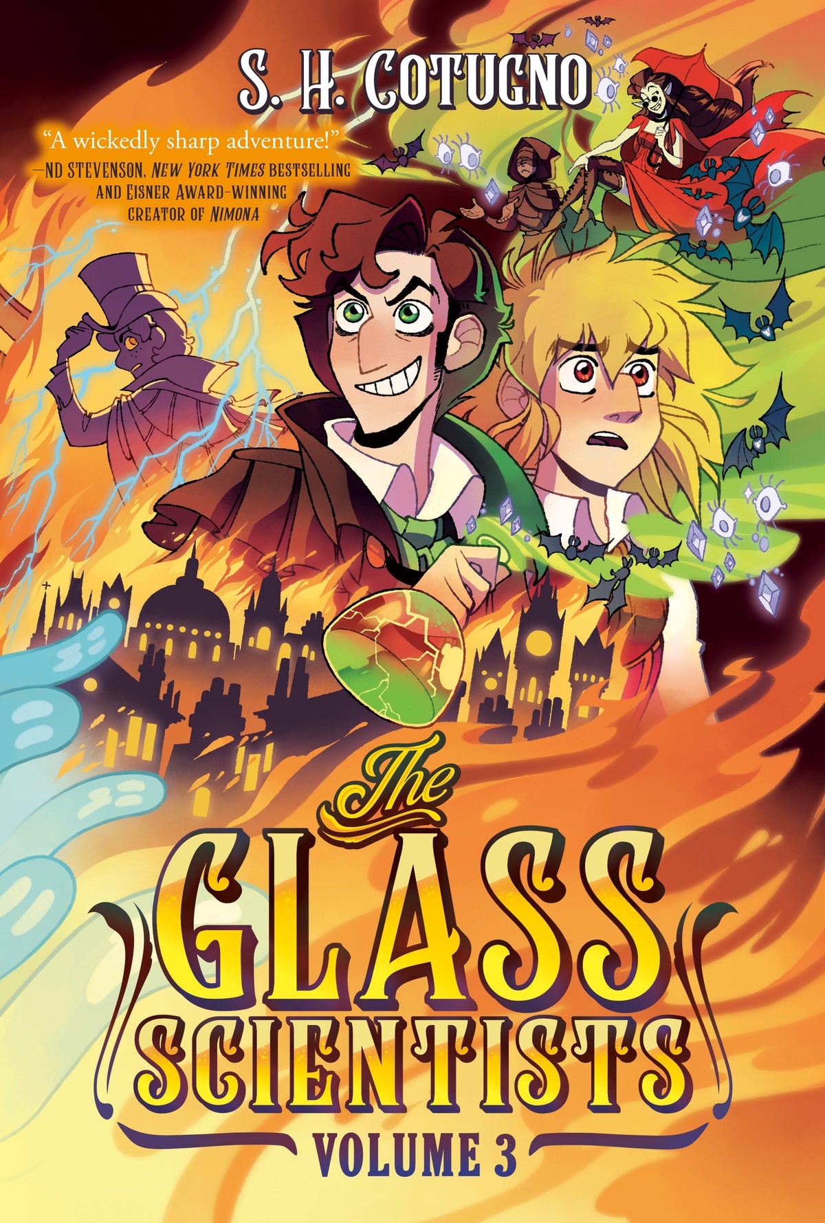 Penguin Young Readers Group Graphic Novel The Glass Scientists: Volume Three HC 9780593524527 PRH-9780593524527