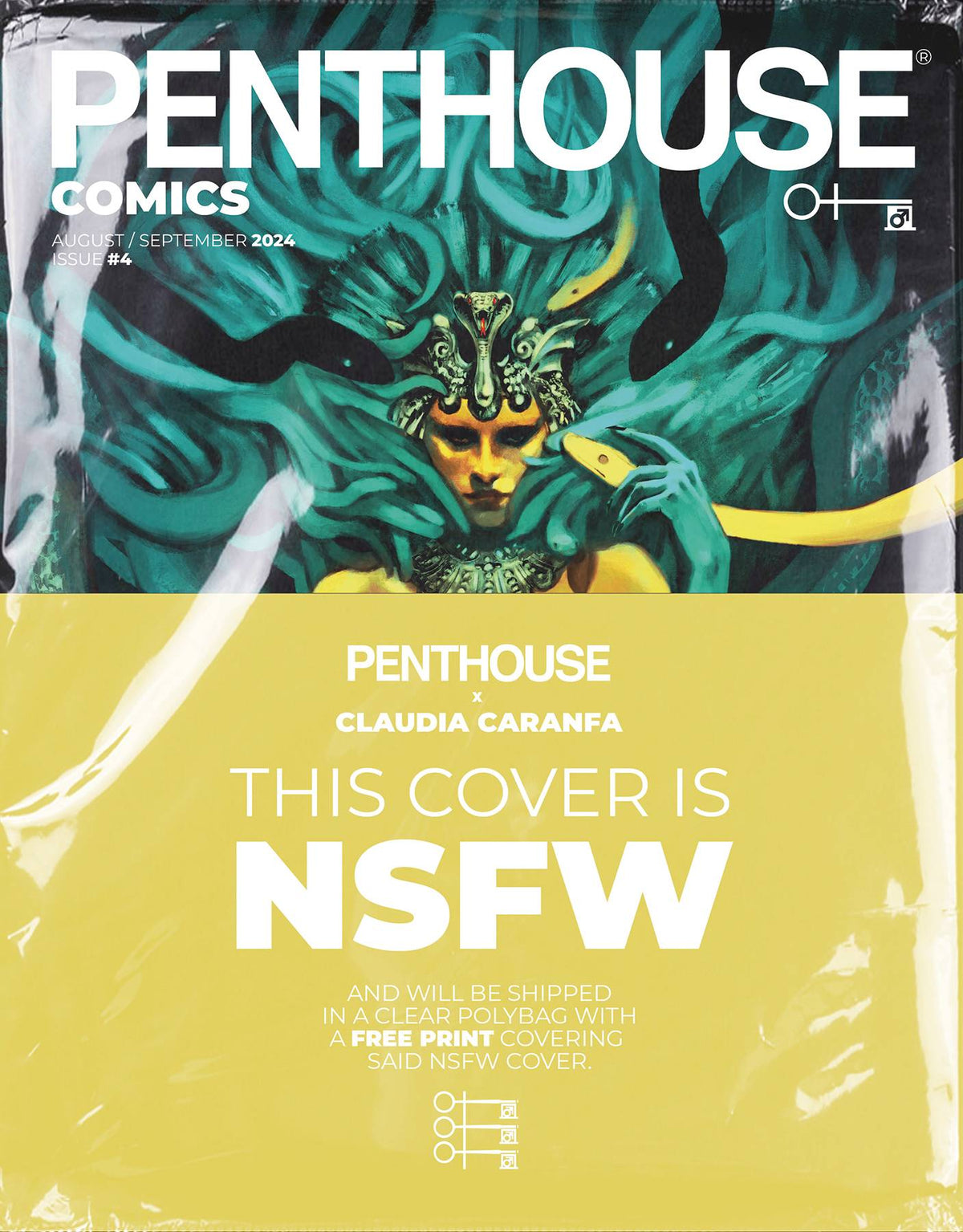 PENTHOUSE Comic Books PENTHOUSE COMICS #4 CVR D POLYBAGGED CARANFA (MR) 81013165012400441