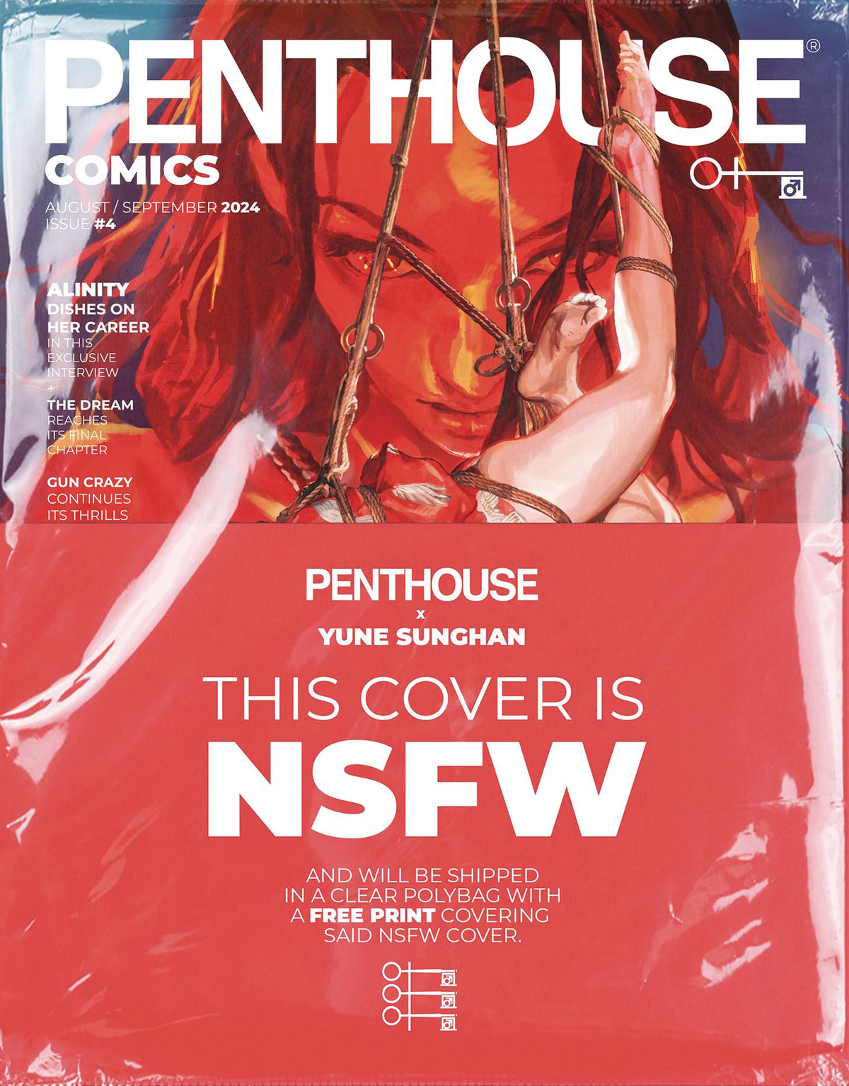 PENTHOUSE Comic Books PENTHOUSE COMICS #4 CVR E POLYBAGGED SUNGHAN (MR) 81013165012400451