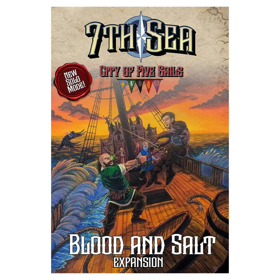 Pine Box Entertainment Tabletop Games > Role-Playing Games > Expansions 7th Sea: City of Five Sails - Blood & Salt Expansion 671891574682 PBE03022