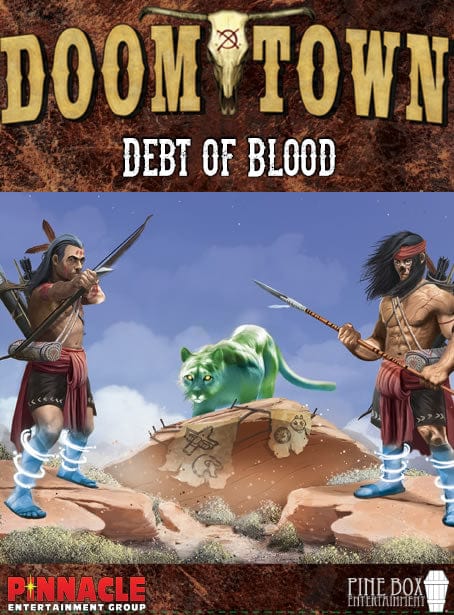 Pinebox Entertainment Board Games > Small Box Games > Expansions Doomtown: Debt of Blood Expansion 618056841425 PBE 01013