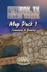 Pinnacle Entertainment Tabletop Games > Role-Playing Games > Accessories Pinebox Middle School RPG: Map Pack #1 9781957159270 S2P 10335