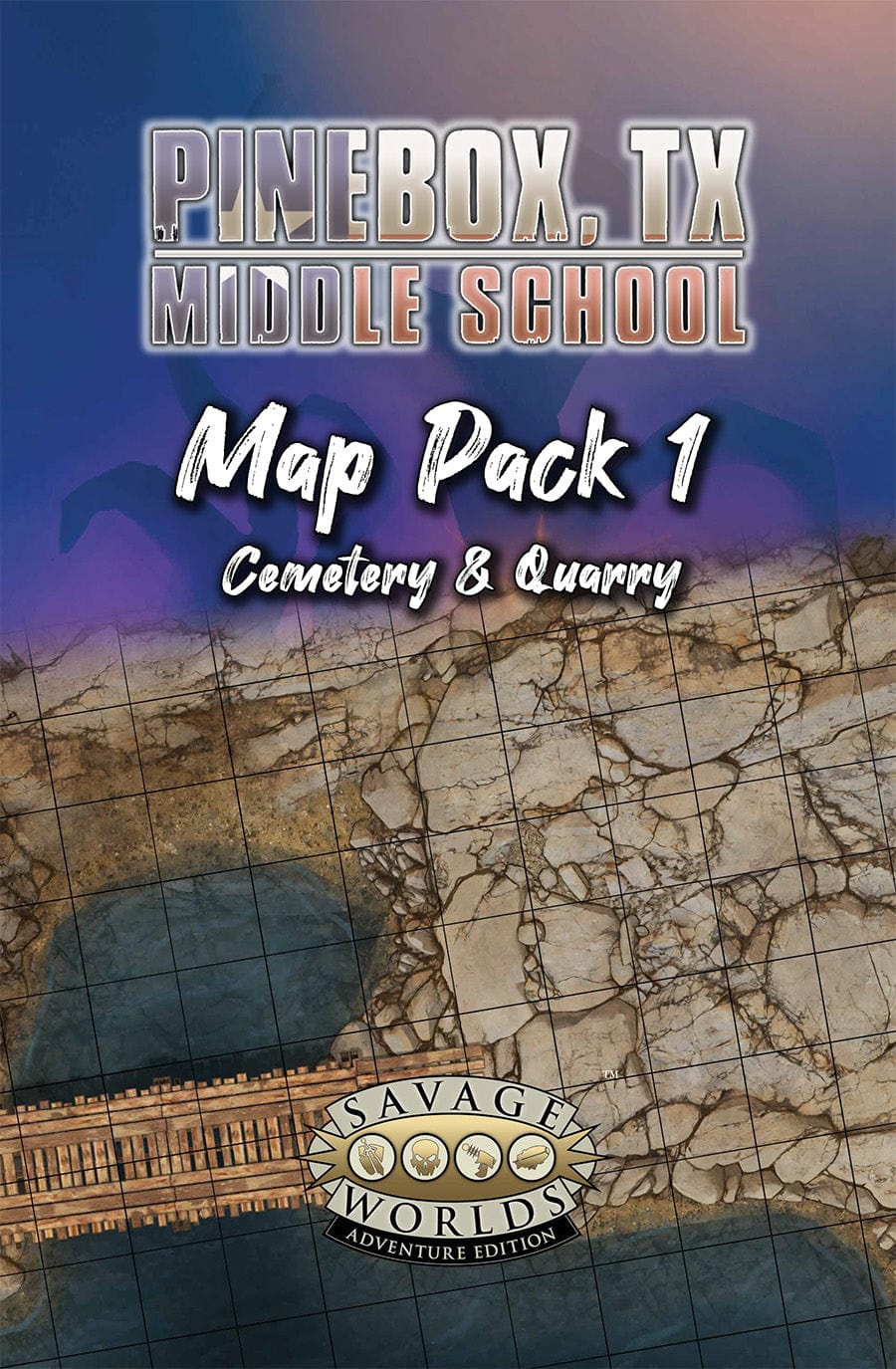 Pinnacle Entertainment Tabletop Games > Role-Playing Games > Accessories Pinebox Middle School RPG: Map Pack #1 9781957159270 S2P 10335