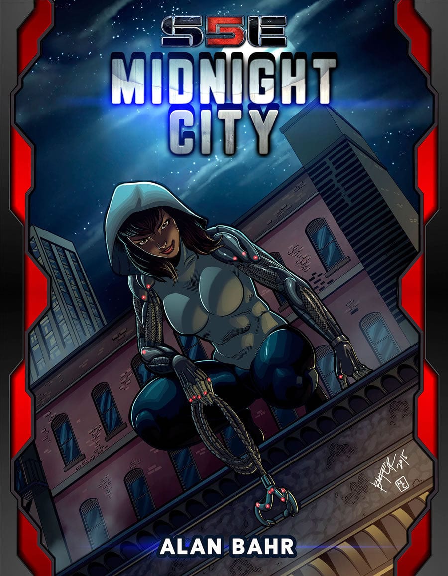 Pinnacle Entertainment Tabletop Games > Role-Playing Games Superheroic RPG: Midnight City Setting Book (5E) 9781957159355 S2P 50002