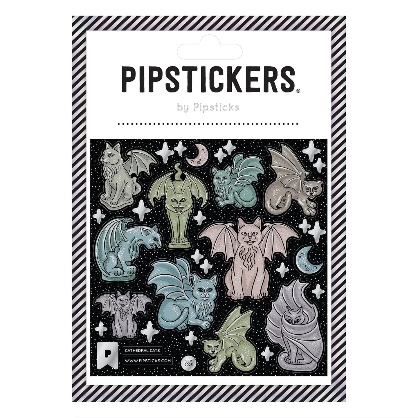 Pipsticks Stationery Cathedral Cats Sticker Pack 852406977031 AS007703