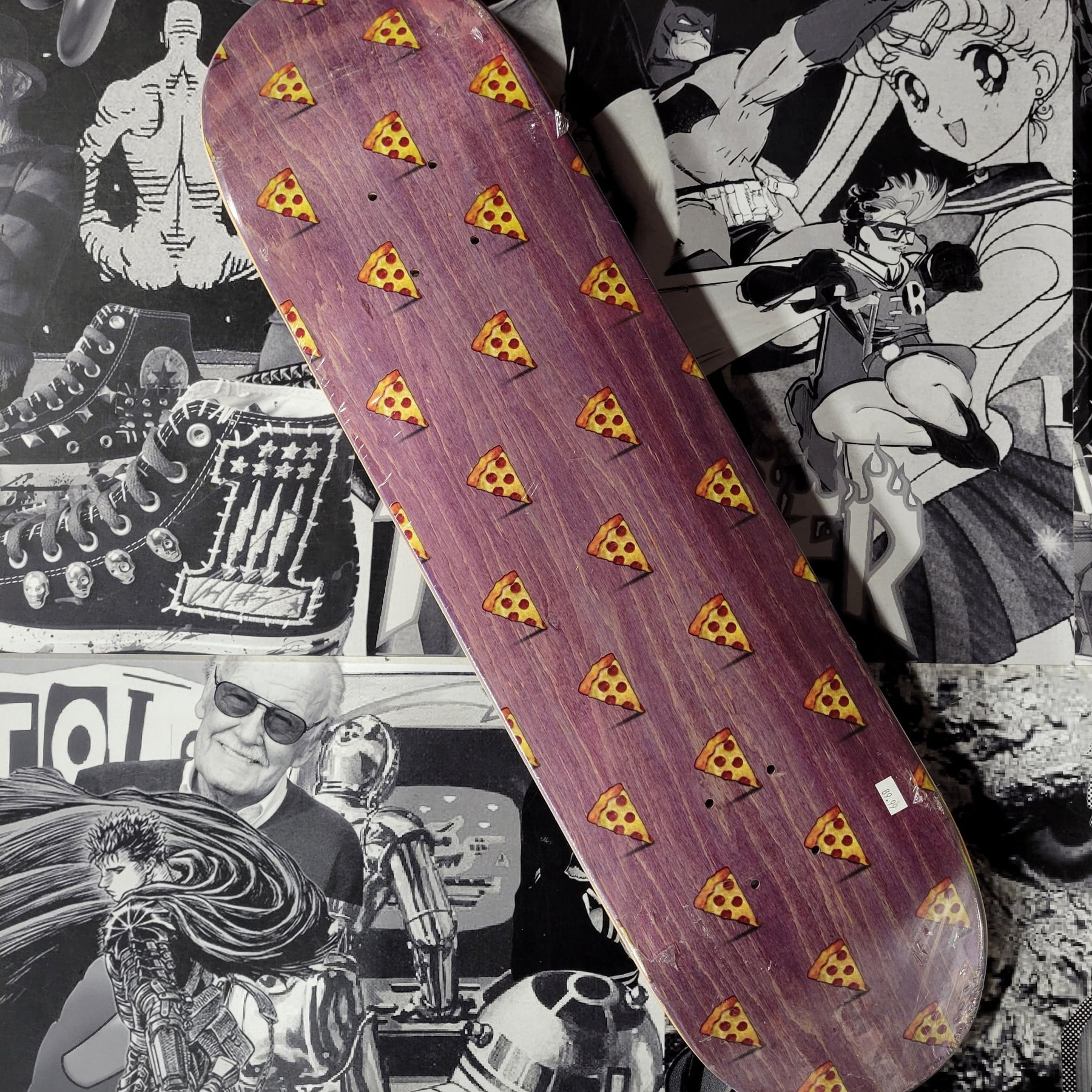 Pizza Skateboards Skateboards > Decks Pizza Skateboards: Handcrafted by PSstix Deck, Purple 8.25" 2100000211340