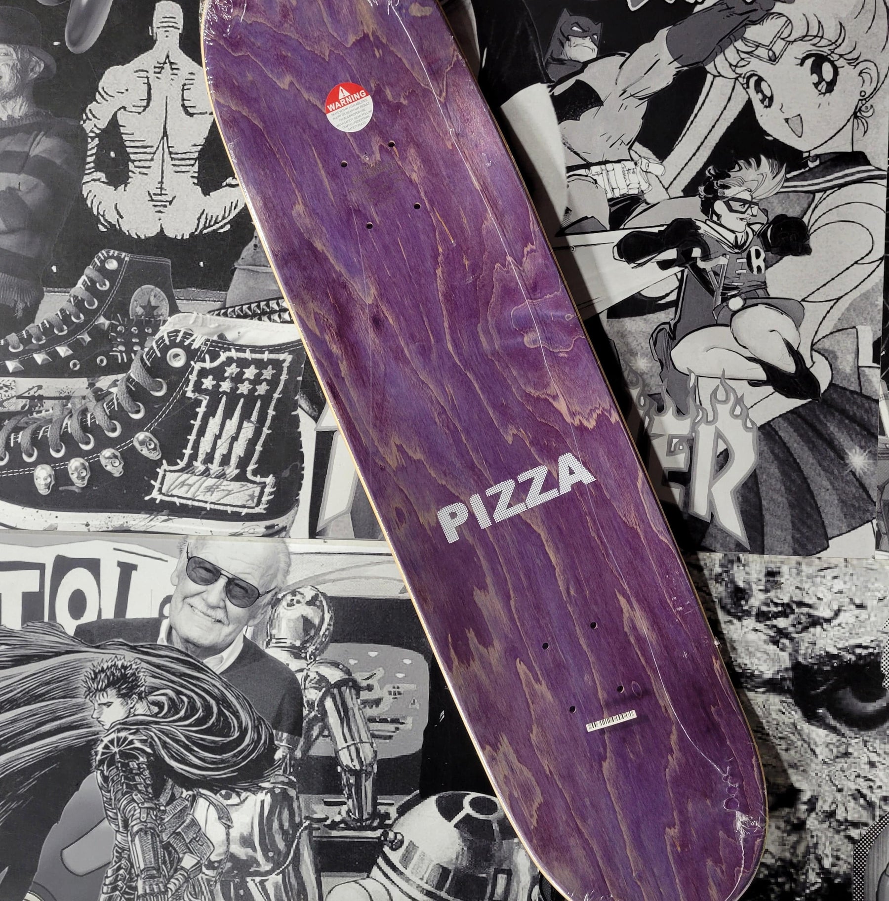 Pizza Skateboards Skateboards > Decks Pizza Skateboards: Handcrafted by PSstix Deck, Purple 8.25" 2100000211340