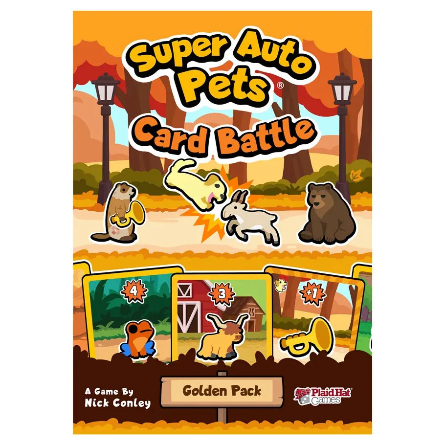 Plaid Hat Games Board Games > Card Games Super Auto Pets Card Battle: Golden Pack 850081623014 PLD4102