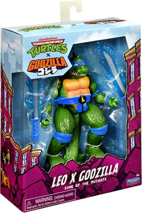 Playmates Toys Toys > Action Figures > Animation Teenage Mutant Ninja Turtles x Godzilla - Leo x Godzilla: King of the Mutants 043377846710 PMTY46710