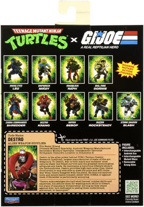 Playmates Toys Toys > Action Figures > Other Action Figures Playmates: Teenage Mutant Ninja Turtles x G.I. Joe - Destro x Krang 043377819325 PMTY19325