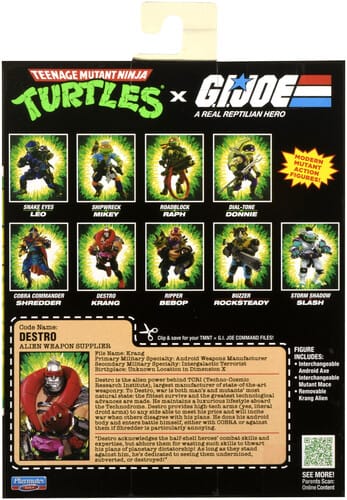 Playmates Toys Toys > Action Figures > Other Action Figures Playmates: Teenage Mutant Ninja Turtles x G.I. Joe - Destro x Krang 043377819325 PMTY19325