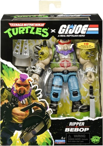 Playmates Toys Toys > Action Figures > Other Action Figures Playmates: Teenage Mutant Ninja Turtles x G.I. Joe - Ripper x Bepop 043377819332 PMTY19332