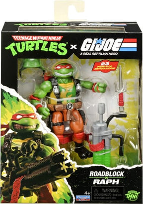 Playmates Toys Toys > Action Figures > Other Action Figures Playmates: Teenage Mutant Ninja Turtles x G.I. Joe - Roadblock x Raph 043377819059 PMTY19059