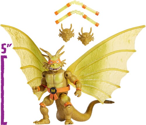 Playmates Toys Toys > Action Figures > Other Action Figures Playmates: Teenage Mutant Ninja Turtles x Godzilla - Mikey x King Ghidorah 043377846734 PMTY46734