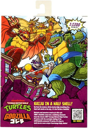 Playmates Toys Toys > Action Figures > Other Action Figures Playmates: Teenage Mutant Ninja Turtles x Godzilla - Mikey x King Ghidorah 043377846734 PMTY46734