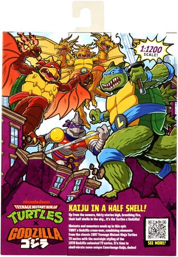 Playmates Toys Toys > Action Figures > Other Action Figures Playmates: Teenage Mutant Ninja Turtles x Godzilla - Mikey x King Ghidorah 043377846734 PMTY46734