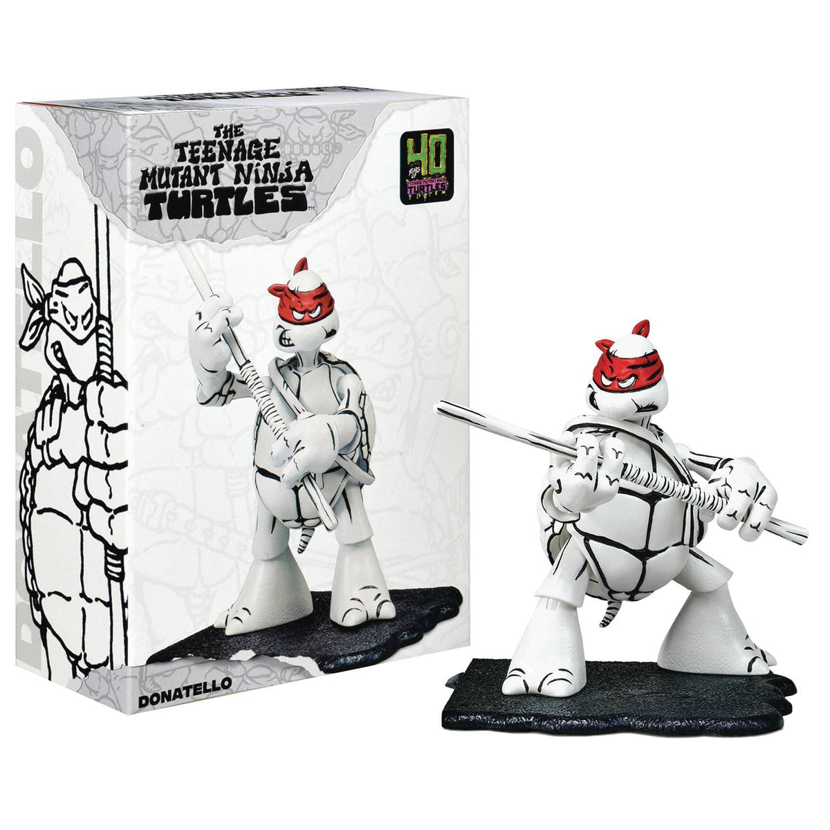 Playmates Toys Toys > Action Figures > Other Action Figures PLAYMATES: TMNT - BLACK & WHITE SKETCH DONATELLO PX ACTION FIGURE 043377810667 STL322561