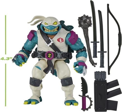 Playmates Toys Toys > Action Figures > Other Action Figures Playmates Toys: Teenage Mutant Ninja Turtles x G.I. Joe - Stormshadow x Slash 043377819363 PMTY19363