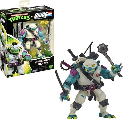 Playmates Toys Toys > Action Figures > Other Action Figures Playmates Toys: Teenage Mutant Ninja Turtles x G.I. Joe - Stormshadow x Slash 043377819363 PMTY19363