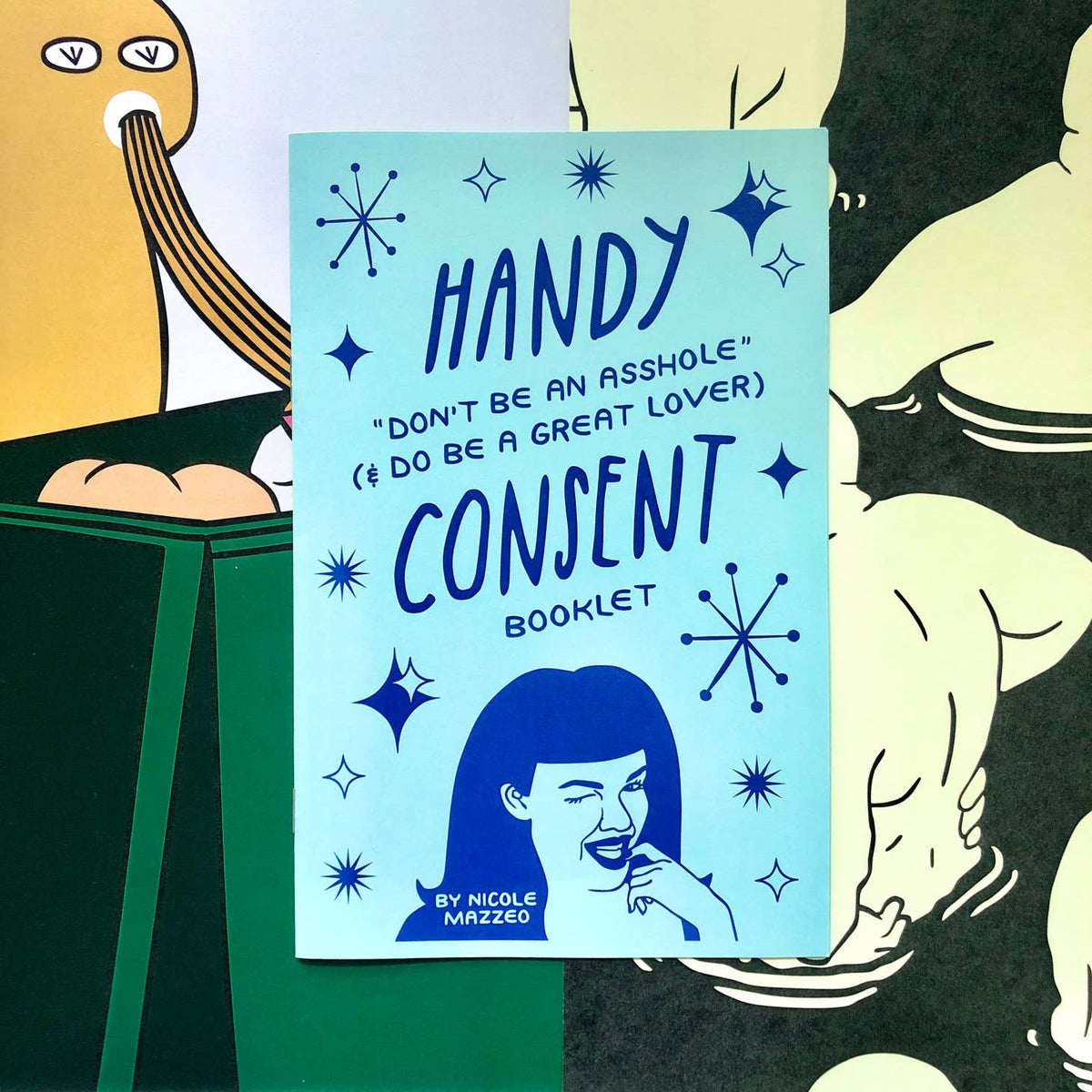 Pleasure Pie Books > Zines Handy Consent Booklet - Sex-Positive Feminist Sex Education Zine 16125436