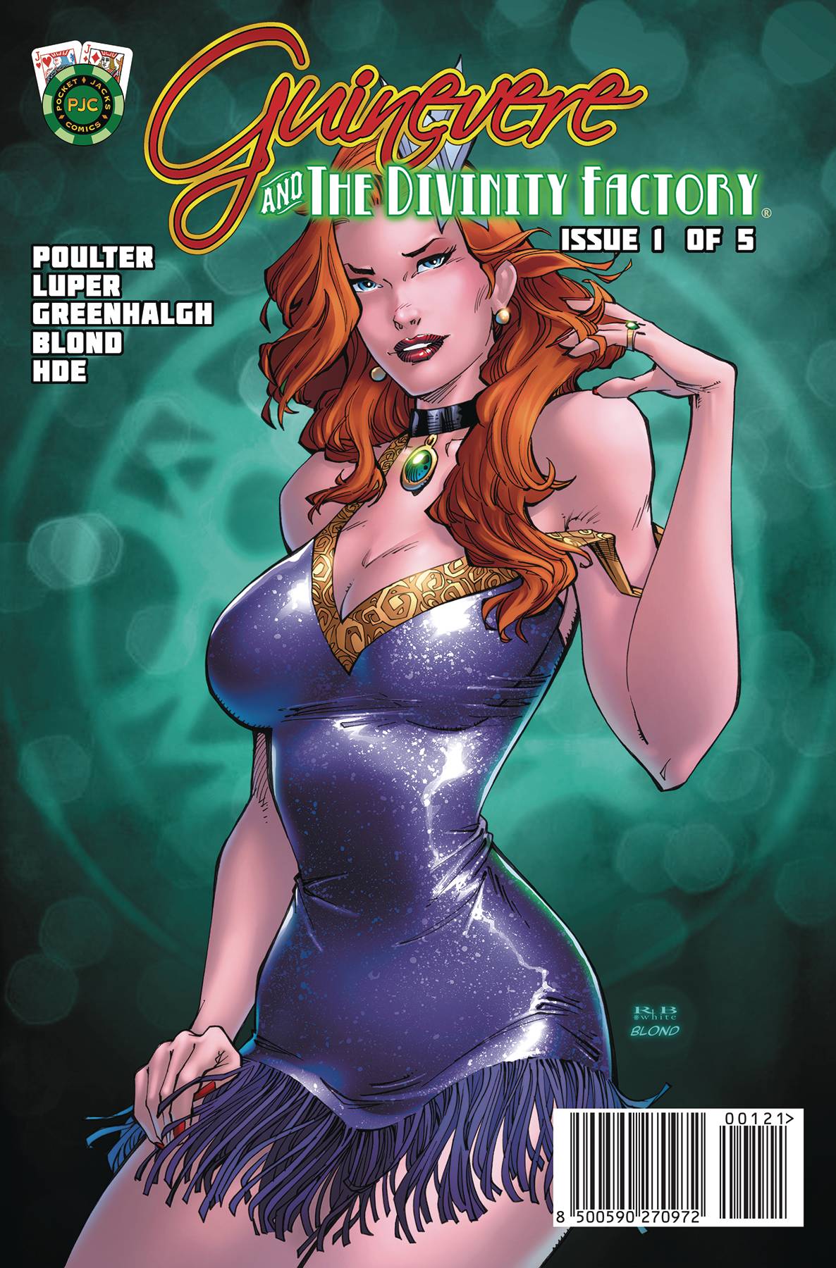 POCKET JACK COMICS Comic Books GUINEVERE & DIVINITY FACTORY #1 CVR B FLAPPER DRESS RB WHITE 85005902709700121 APR241729