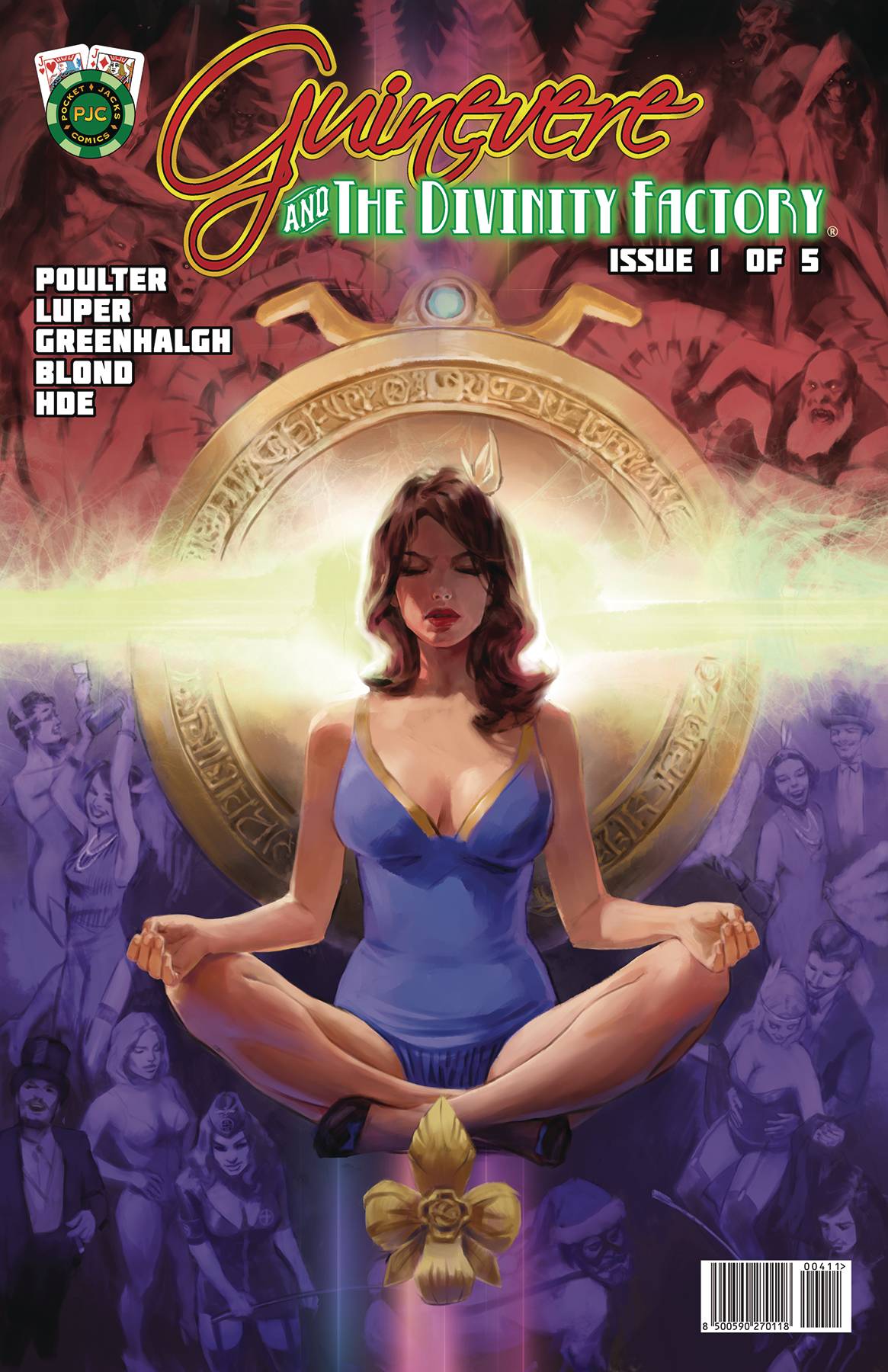 POCKET JACK COMICS Comic Books GUINEVERE & DIVINITY FACTORY #1 CVR D GUINEVERE IN SPIRIT 85005902709700141 APR241731
