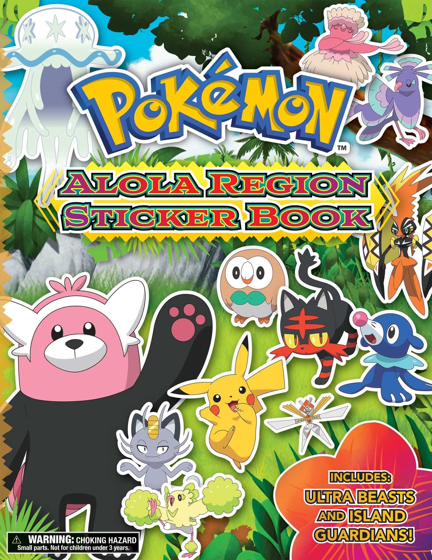 Pokemon Company Books > Activity Books Pokémon Alola Region Sticker Book 9781604381962