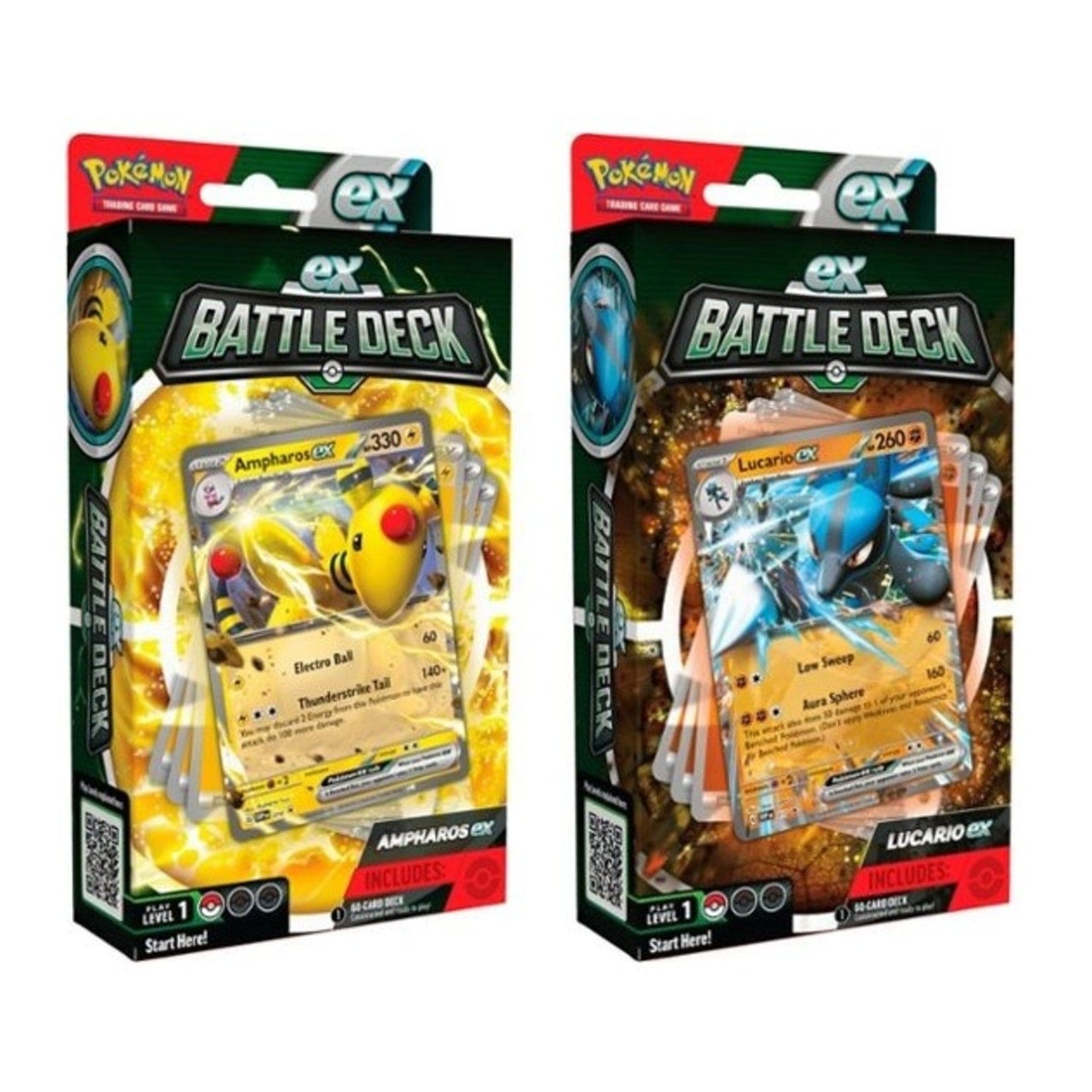 Pokemon Company Trading Card Games > Pokemon Pokemon TCG: Ex Battle Decks (Ampharos ex or Lucario ex) 820650852282