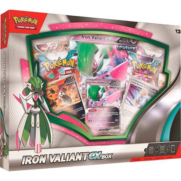 Pokemon Company Tabletop Games > Trading Card Games Iron Valiant Pokemon TCG: Roaring Moon/Iron Valiant Ex 820650852718 PUI 290-85271