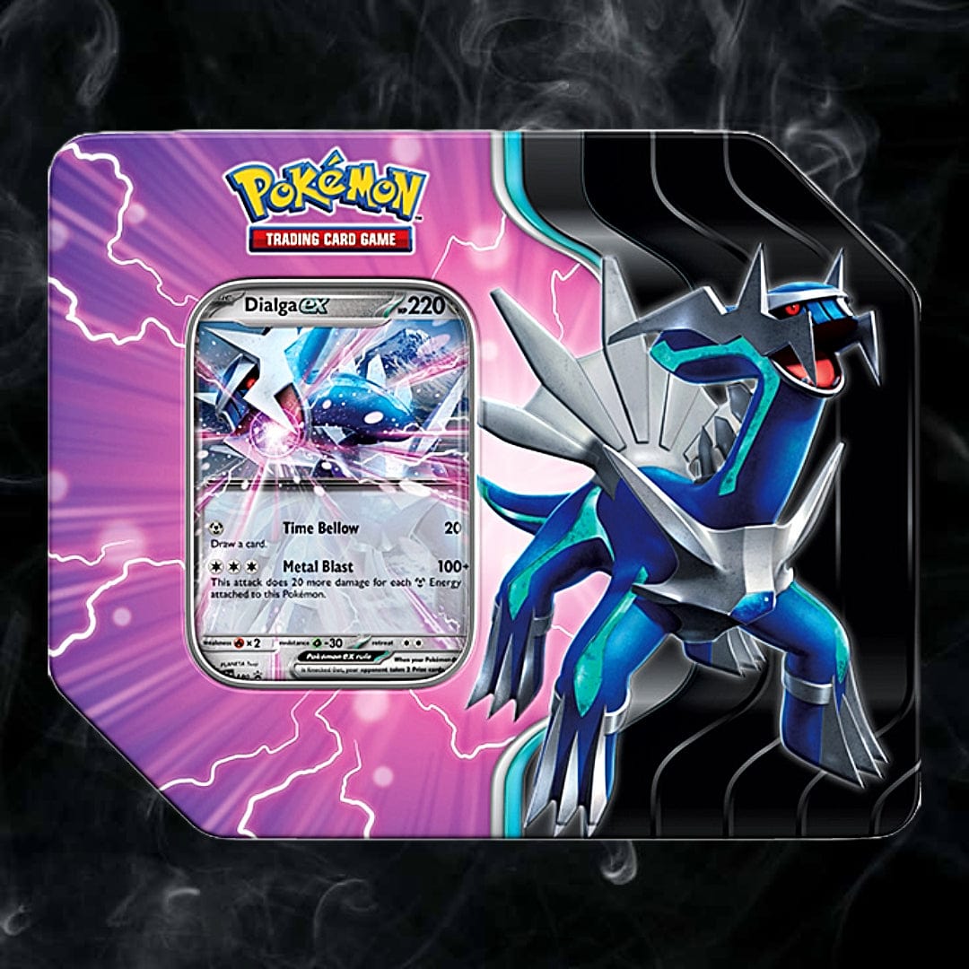 Pokemon Company Trading Card Games > Pokemon Dialga ex Pokémon TCG: Azure Legends Tin 0196214106482 PKU10150