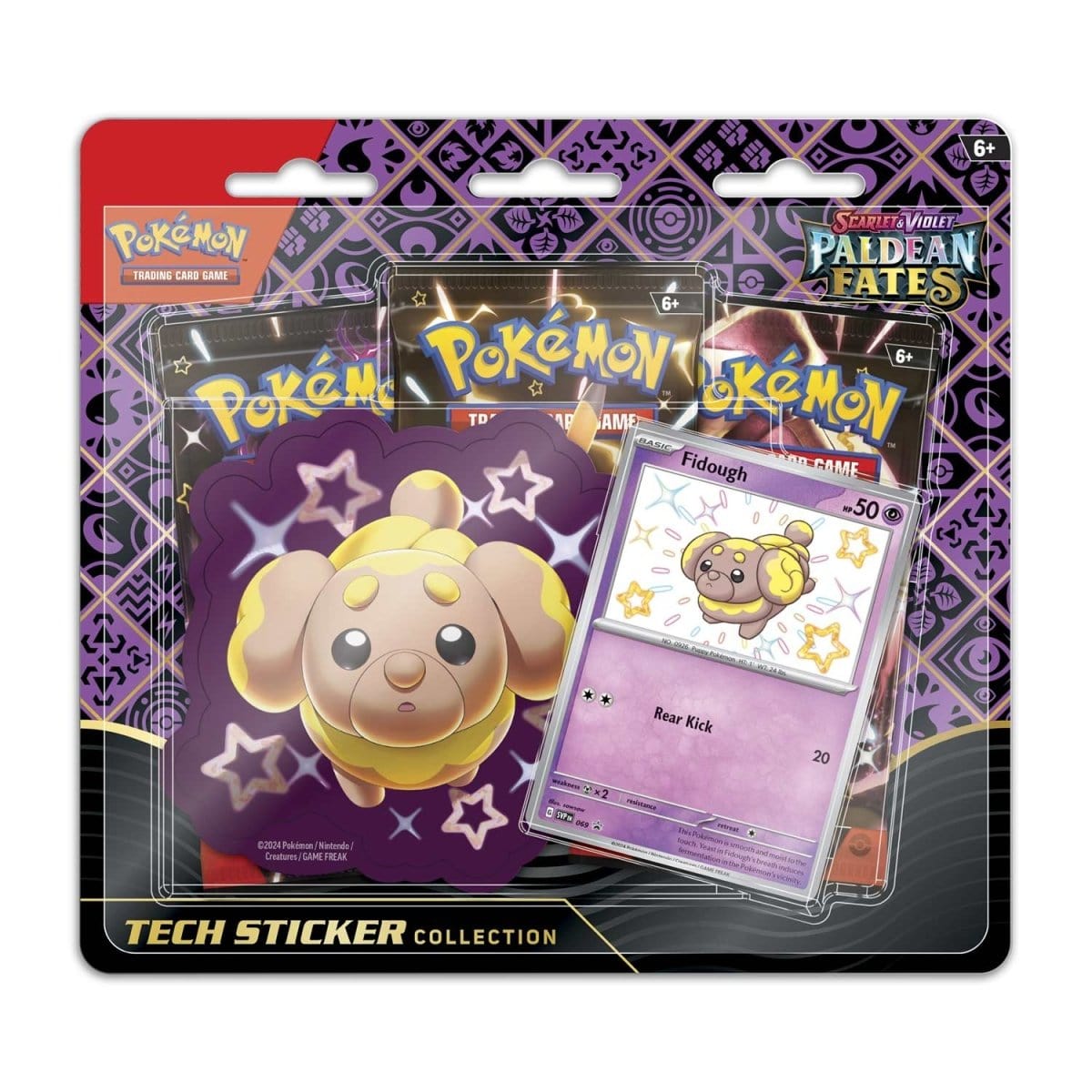 Pokemon Company Trading Card Games > Pokemon FIDOUGH Pokémon TCG: Scarlet & Violet 4.5: Paldean Fates: Tech Sticker Collection 820650856136 PKU85613