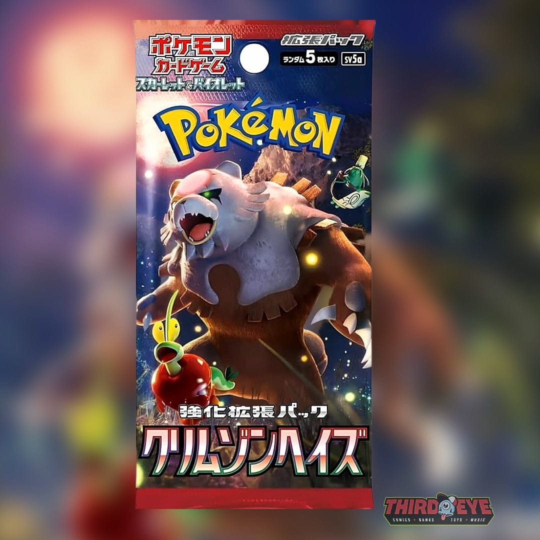 Pokemon Company Trading Card Games > Pokemon Japanese Pokemon - Scarlet & Violet Expansion Pack - CRIMSON HAZE 4521329362380